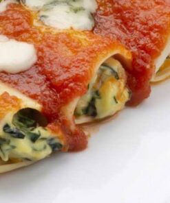 Canelones con salsa a elección