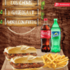 2 CHORIPANES+FRITAS +GASEOSA DE LITRO Y MEDIO