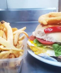 2 HAMBURGUESAS CASERAS NEW BAR