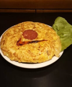 TORTILLA DE PAPA Y CEBOLLA