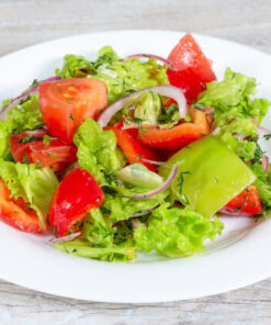 Ensalada a gusto.